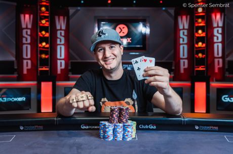 Justin Pechie Wins Second WSOP Bracelet in the $1,500 Freezeout