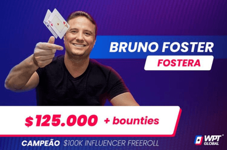 Bruno Foster crava 'Freeroll dos Influenciadores' do WPT Global e fatura mais de US$ 125.000