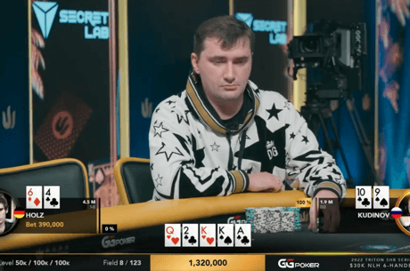 Another Huge Call at Triton Poker Cyprus as Kudinov Looks Holz Up w/ Ten-High