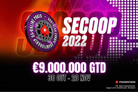 SECOOP 2022 com mais de €9 Milhões GTD na PokerStars