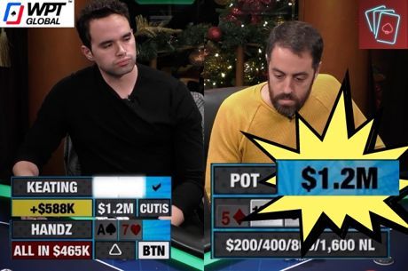 Alan Keating Wins Biggest Pot in U.S. Livestream Poker History; Scoops $1.2 Million on Hustler Casino Live