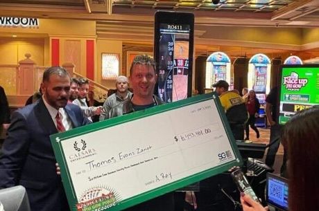 Poker Pro acerta Straight Flush de sete cartas e ganha jackpot de US$ 6,4 Milhões em Las Vegas