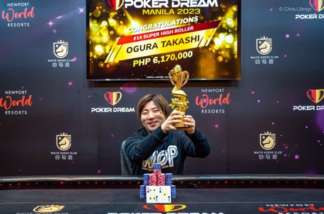 Epic Comeback Victory for Takashi Ogura in 2023 Poker Dream Manila SHR