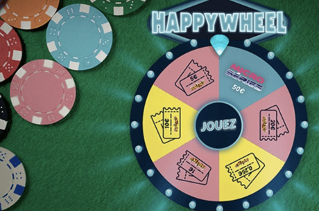 Faites Tourner la Happy Wheel sur PMU Poker Jusqu'au 28 Mai