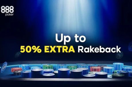 You Can Now Earn Up To 50% Rakeback at 888poker Permanently!