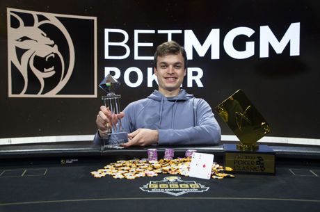 Leo Taffe Steamrolls His Way to BetMGM Poker Championship Title ($560,442)