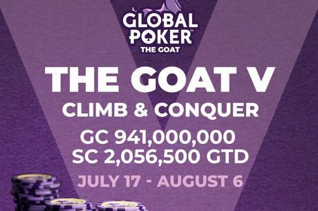 Global Poker's The GOAT V Series Kicks Off July 17
