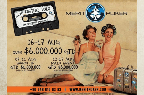 More Than $6M Guaranteed as Merit Poker Shares Retro Series Schedule (Aug 6-17)