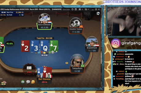 WATCH: Out-Flopped Poker Streamer Freaks Out Before Seeing The River