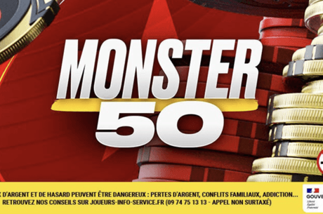 Le Monster 50 Débarque le Dimanche sur PokerStars