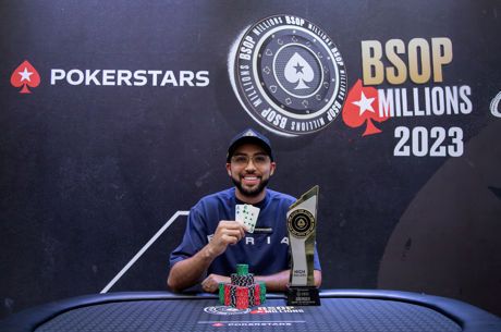 BSOP Millions: Rafael Moraes  campe?o do One Day High Rollers aps vice no High Roller PKO...