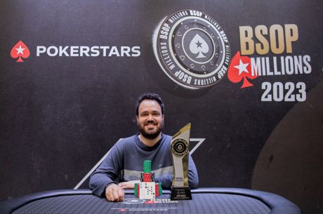 Bernardo Dias é campeão do 2-Day High Rollers do BSOP Millions e fatura R$ 485 mil