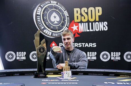 Uruguaio Matias Scaffo é campeão do Main Event do BSOP Millions 2023 (R$ 1.320.000)