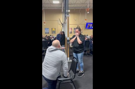 Man Proposes to Girlfriend astatine Texas Poker Room; Find Out if She Said Yes! (VIDEO)