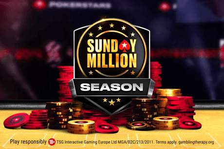 Don't Miss the PokerStars Sunday Million Season; Six-Week Festival Guarantees $19 Million