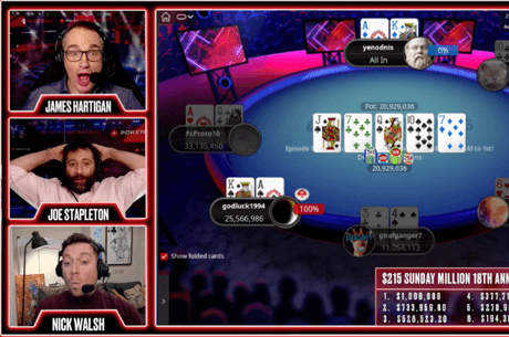 PokerStars Sunday Million 18th Anniversary: Royal Flush Delivers Bad Beat; Mendes Bags the Title & $1M