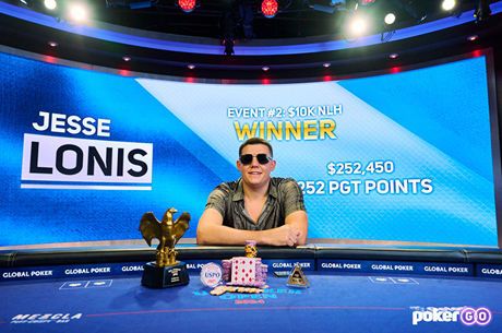 Une Quinte Flush et un Titre  U.S. Poker Open pour Jesse Lonis