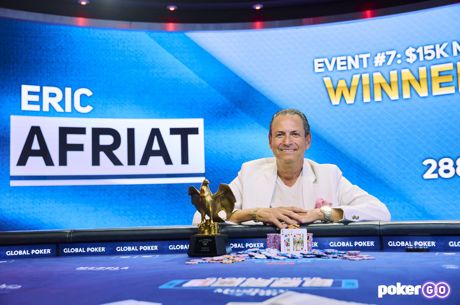 Eric Afriat Emerges Victoriously From the Penultimate PokerGO U.S. Poker Open Event