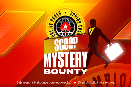 Main Event Mystery Bounty com €500K GTD no último domingo de SCOOP na PokerStars Portugal