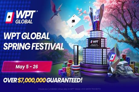 WPT Global Spring Festival Features 100% Rakeback and $7M in Guarantees