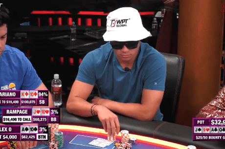 Rampage Bluffs Into the Stone Nuts in $137,000 Pot on Hustler Live