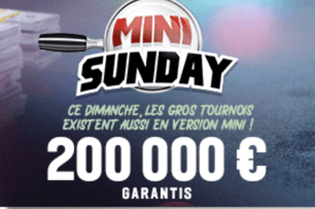 Mini Sunday sur Winamax : Les Grands Tournois à Petit Prix !