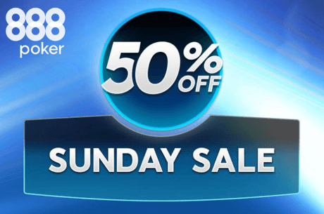 The Sunday Sale Returns to 888poker on June 9; Two Buy-ins Slashed