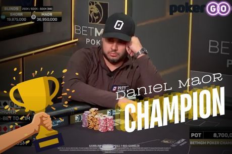 Daniel Maor Defeats Shannon Shorr to Win BetMGM Poker Championship ($613,914)