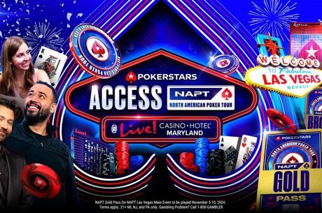 PokerStars Sponsors $1m GTD Maryland State Poker Championship; Win Your Way to NAPT Las Vegas
