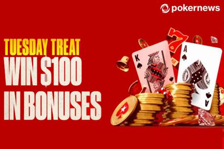 Win a $100 Casino Bonus Every Tuesday With PokerStars Casino