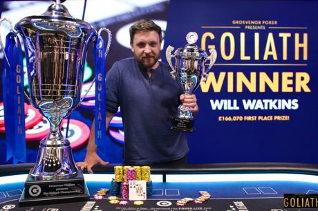 Will Watkins Wins Record-Breaking Grosvenor Poker Goliath After Nine-Way Chop