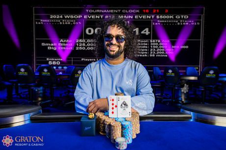 Sabbaghian Denies Persky Back-to-Back Victories in WSOPC Graton Main Event