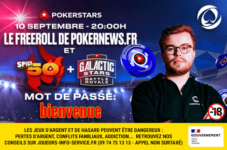 Galactic Series : Premier Freeroll PokerNews Ce Soir Pour Gagner des Tickets