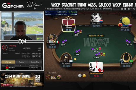 Daniel Negreanu Slowrolled to Bust WSOP Online Main Event; Nearly Sucks Out