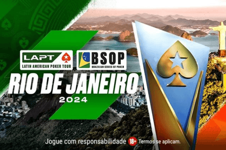 BSOP/LAPT Rio de Janeiro acontece entre 9-16 de outubro e tem R$ 10M GTD; Confira o Cronograma