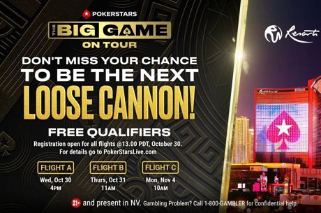 Qualify to Become the Next PokerStars Big Game on Tour  "Loose Cannon"