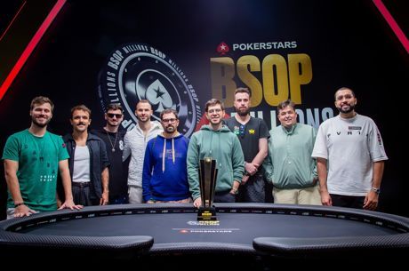 João Vieira no R$ 100.000 Super High Roller do BSOP Millions.