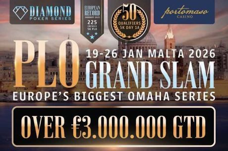 PLO Grand Slam Malta Returns for 2026 at Portomaso Casino
