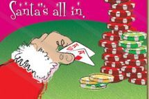 papa noel poker navidad