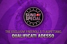 freeroll sunday special