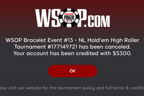 WSOP Canceled Event