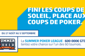 Summer Poker League : 600.000€ à se partager sur PMU Poker