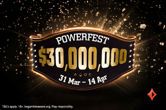 POWERFEST Returns to partypoker March 31-April 14 with $30M Gtd
