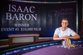 Isaac Baron Wins Opening Event of the 2019 Poker Masters