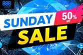 Check Out These Half Priced Sunday Majors in the Sunday Sale at 888poker