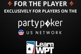 LearnWPT Announce Player-First Educational Program with partypoker US Network