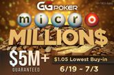 At Least $5M Will be Won in the GGPoker microMILLION$