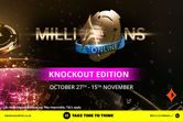 PartyPoker MILLIONS Online KO Edition Commences Oct. 27