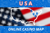 US Online Casino Map: Where to Play in the US!