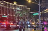 Bellagio Fountains Shooting